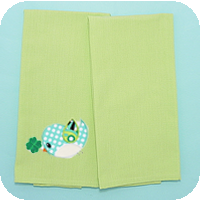 Solid Flat Weave Kitchen Towel