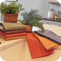 Windowpane Harvest Kitchen Towels