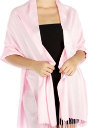 Pashmina Style Wrap - Pure Pink