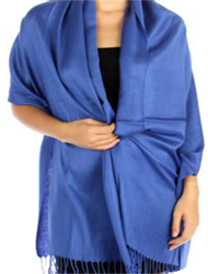 Pashmina Style Wrap - Royal Blue