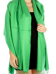 Pashmina Style Wrap - Spring Green