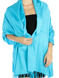 Pashmina Style Wrap - Turquoise