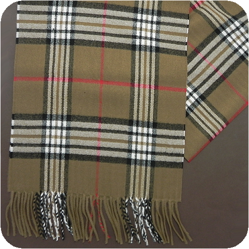 Cashmere Scarf - Brown Burberry