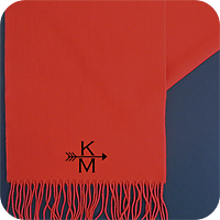 Cashmere Scarf - Red Solid