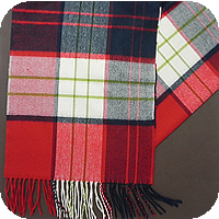 Cashmere Scarf - Tommy Plaid