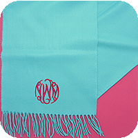 Cashmere Scarf - Turquoise Solid