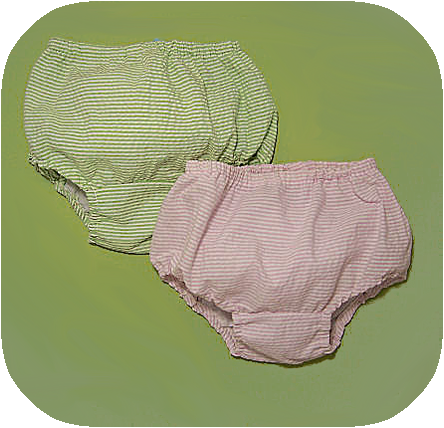 Seersucker Diaper Cover Panties