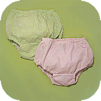 Seersucker Diaper Cover Panties