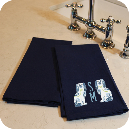 Cowboy Navy Kitchen Towel Collection
