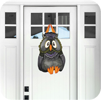 Moonlight Owl Door Decor