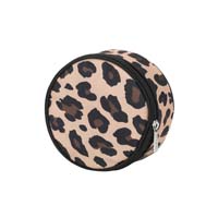 Wild Side Leopard Canvas Jewelry Rounds