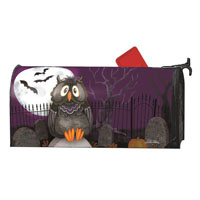 Moonlight Owl MailWrap Mailbox Cover