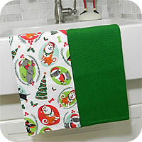 Christmas Dogs Kitchen Towels Set