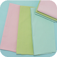 Solid Pastel Flat Weave Cotton Kitchen Towels