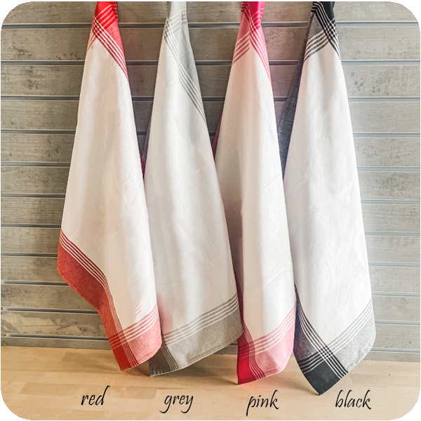 Valentines McLeod Stripe Kitchen Towels