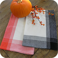Halloween McLeod Stripe Kitchen Towels