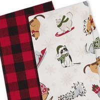 Meowy Christmas Kitchen Towel Set