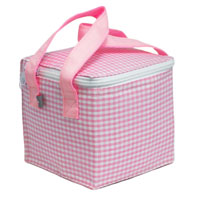 Snack Square - Pink Gingham