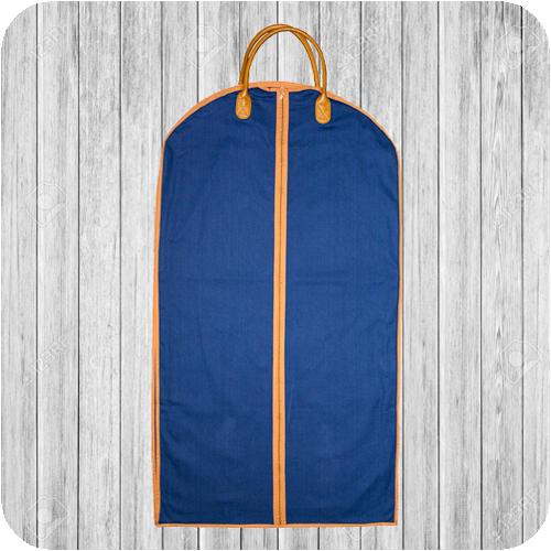 Canvas Suit Bag - Navy