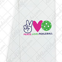 Peace Love Pickleball DTF Transfer